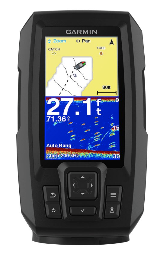 Boat : $150 Garmin Striker Plus 4 Dual-Beam Transducer Fishfinder/GPS Combo - 4'' Display