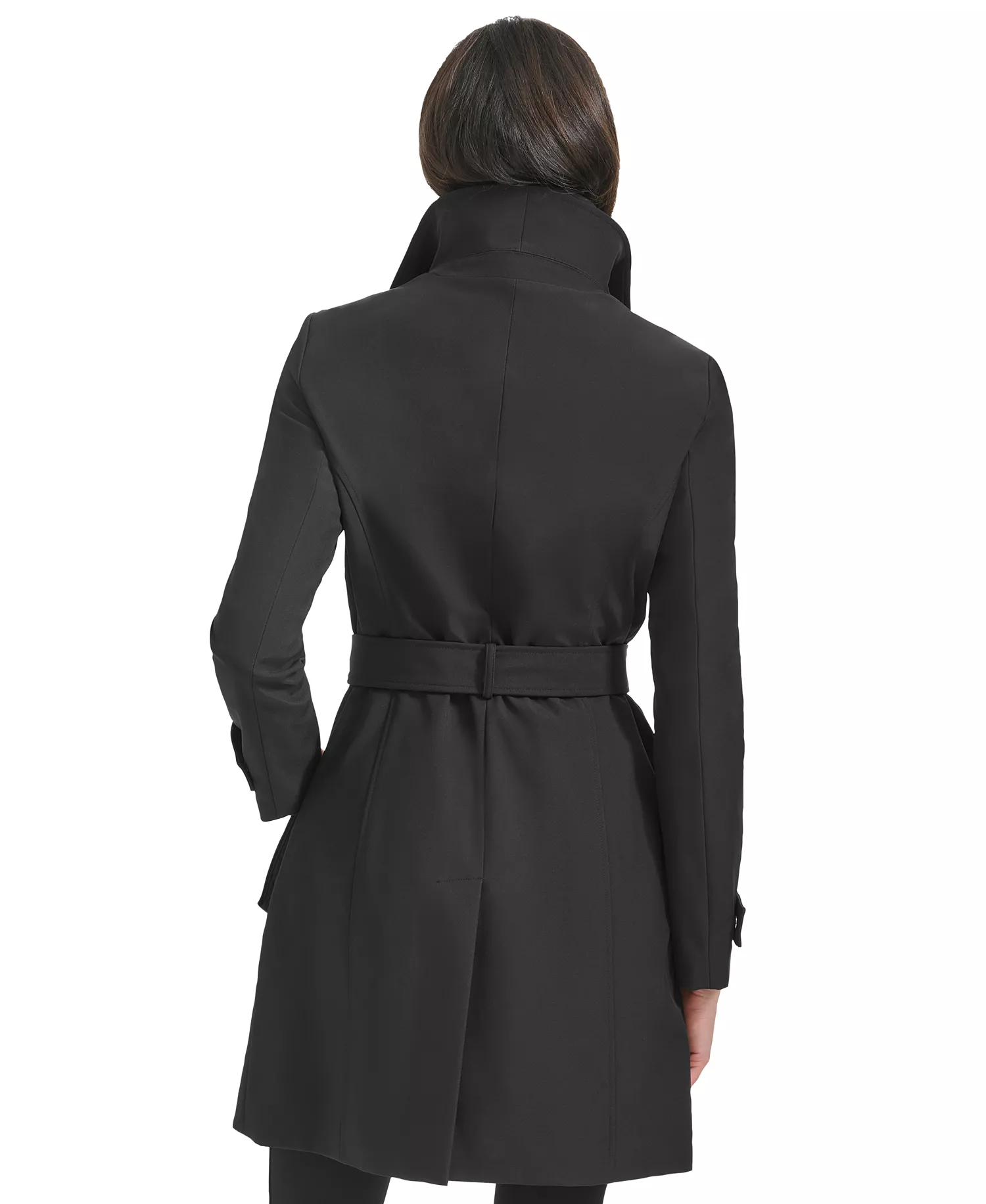 Calvin Klein's Women's Long Sleeve Belted Wrap Coat - Image 9