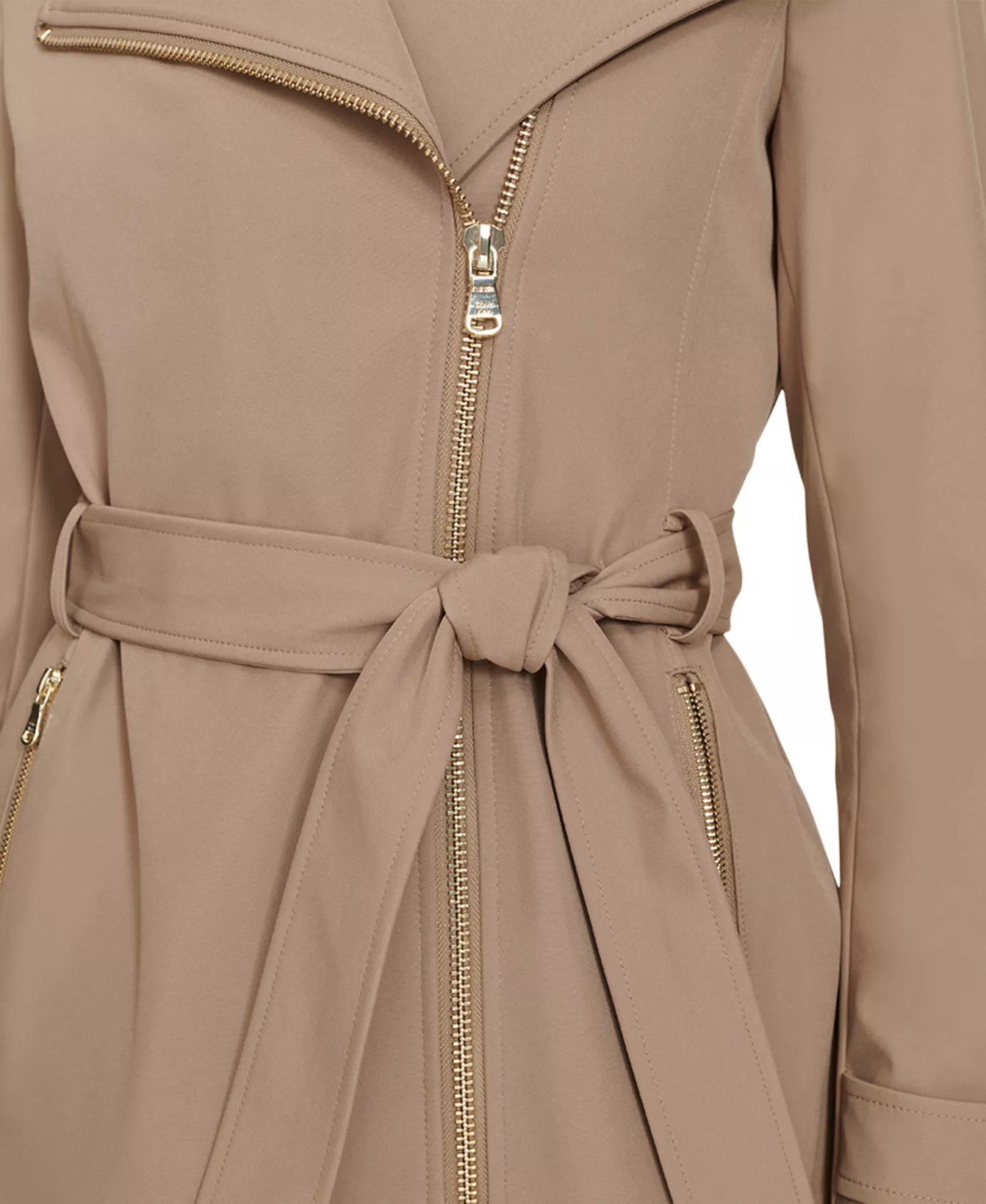 Calvin Klein's Women's Long Sleeve Belted Wrap Coat - Image 12