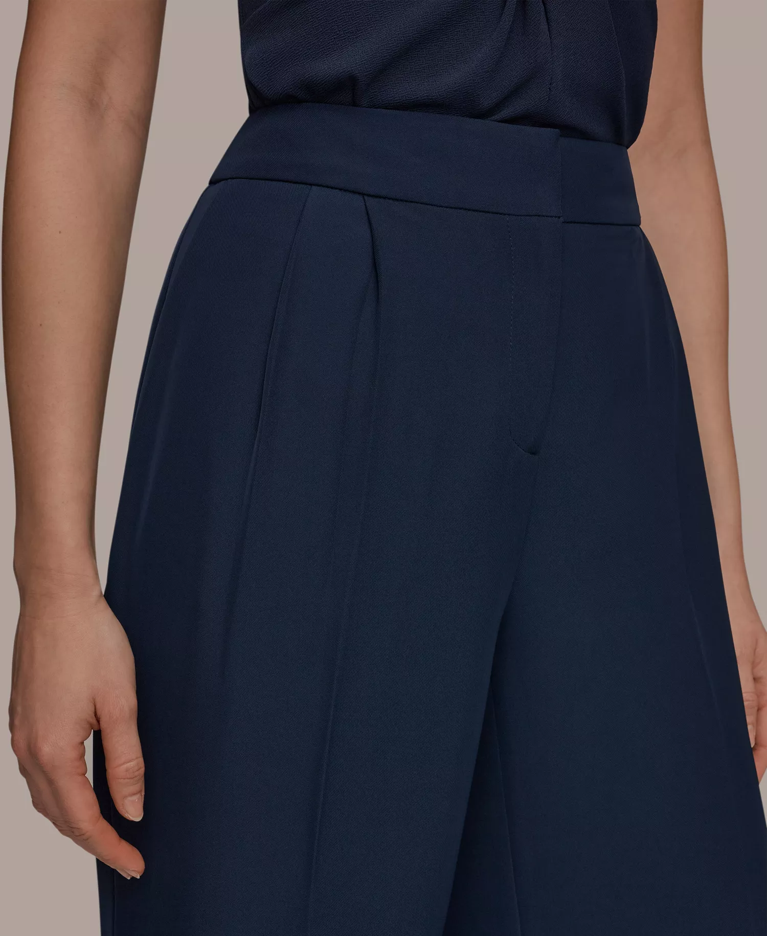 Donna Karan Women's High-Waist Mid Rise Pants - Image 4