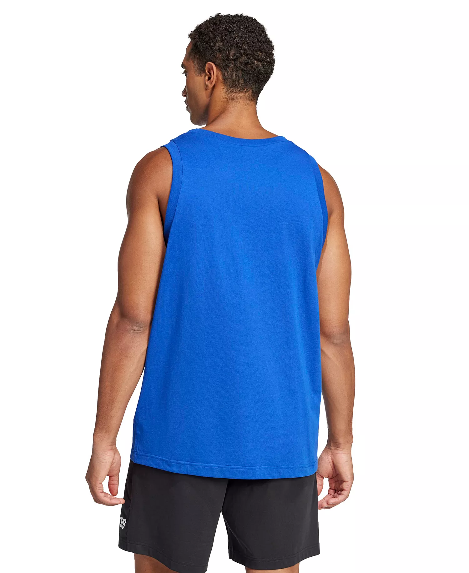 Men's Small Logo Regular-Fit Tank Top Adidas - Image 3