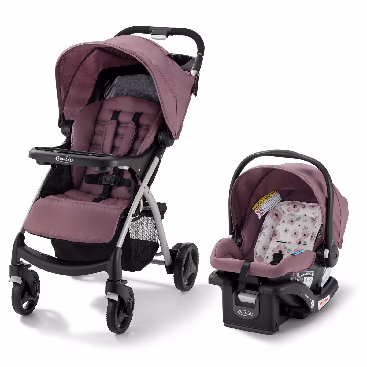Graco Verb Click Connect Travel System with SnugRide Infant Car Seat