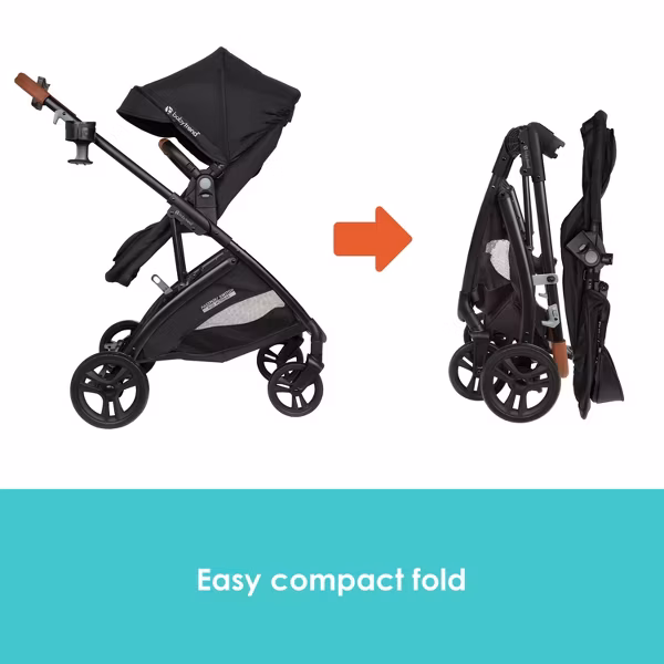 Baby Trend Passport Switch 6-in-1 Modular PLUS Travel System - Madrid Green - Image 13